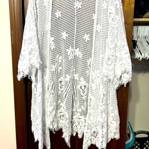 Lace kimono